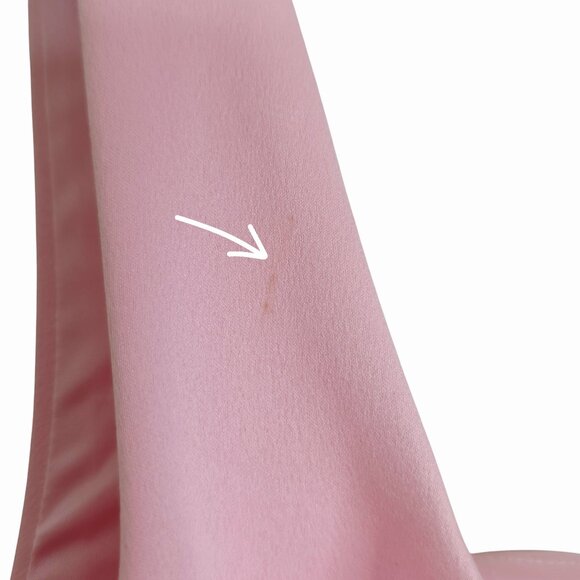 House of CB Cosette Mini Dress Rose Shadow Satin Sleeveless Size L - Picture 9 of 11